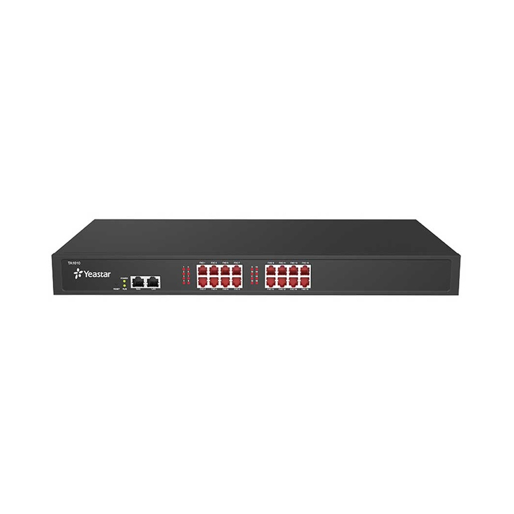 Yeastar TA1610 16-Port FXO Gateway for enterprise PSTN integration.